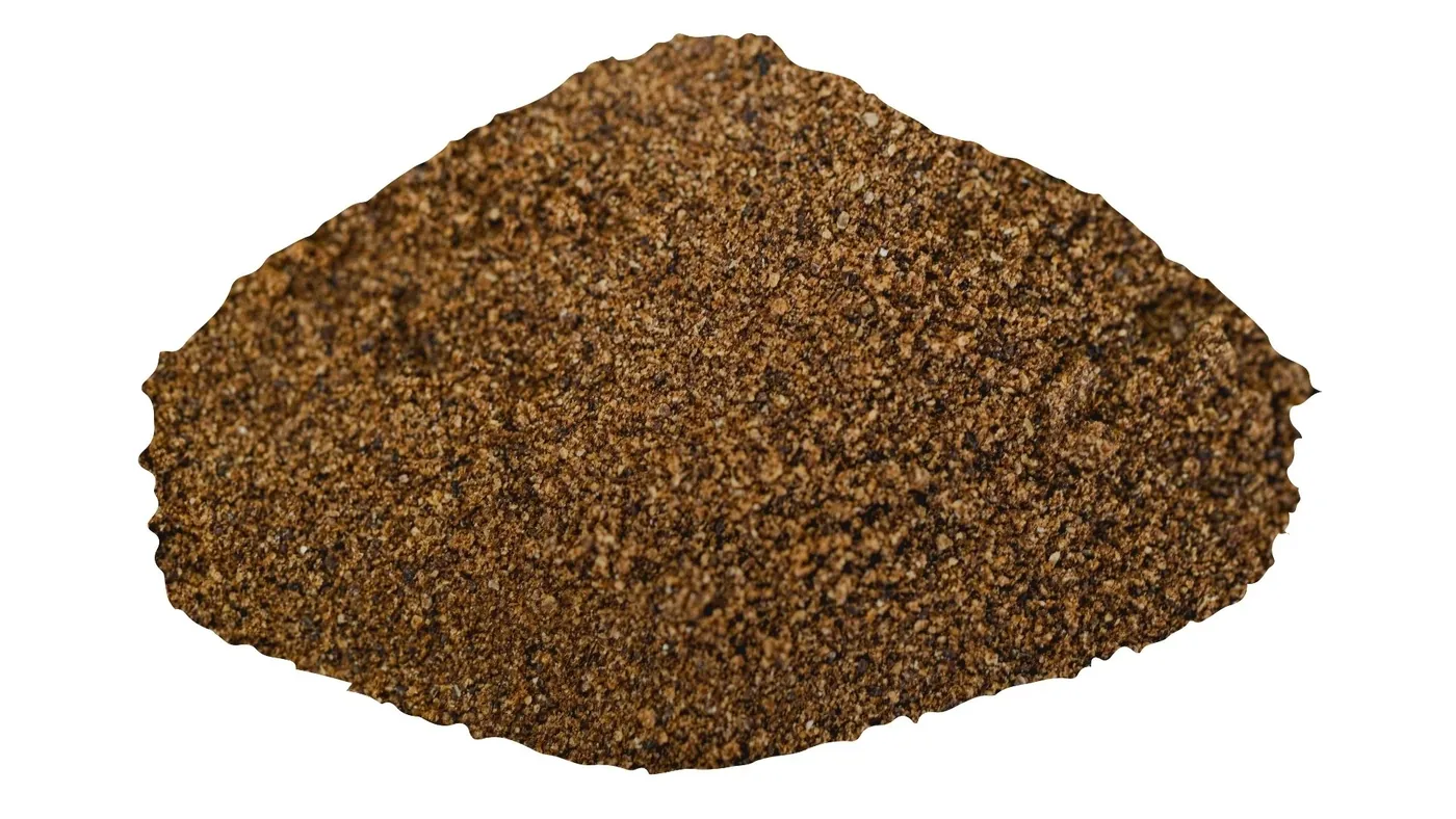 Organic dried banana peel powder