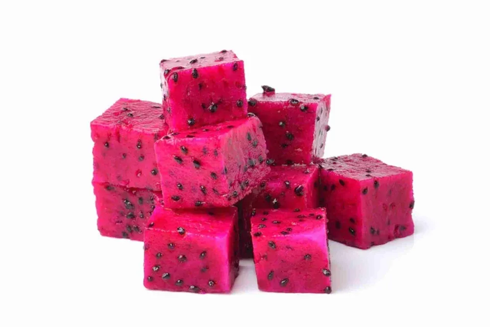 IQF pitahaya dices