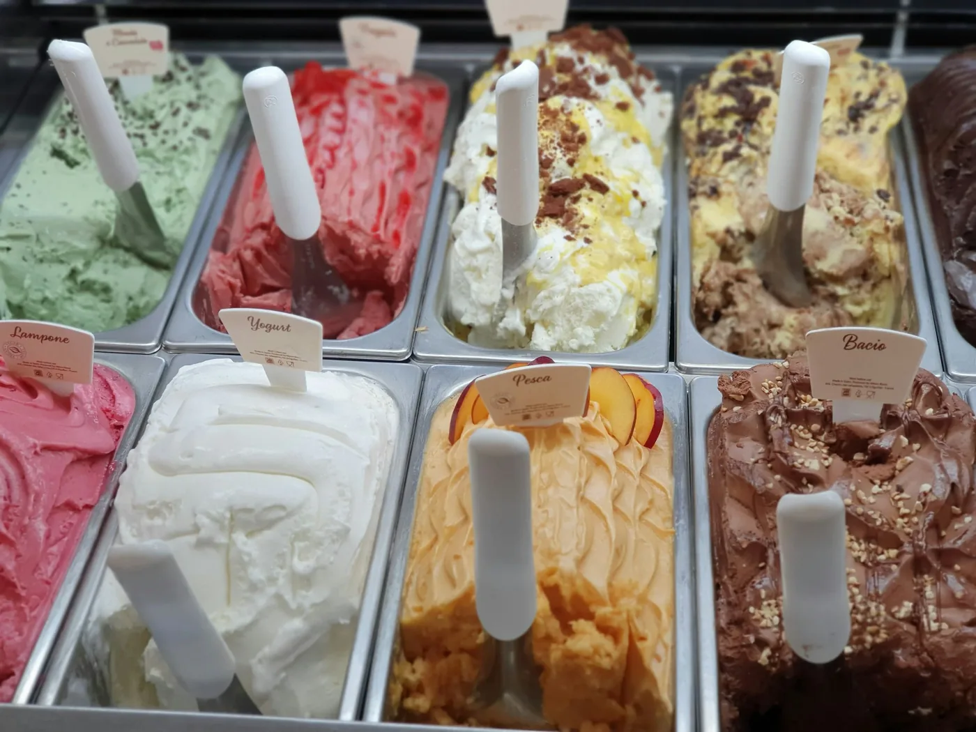 Colorful gelato illustrating frozen dessert innovation